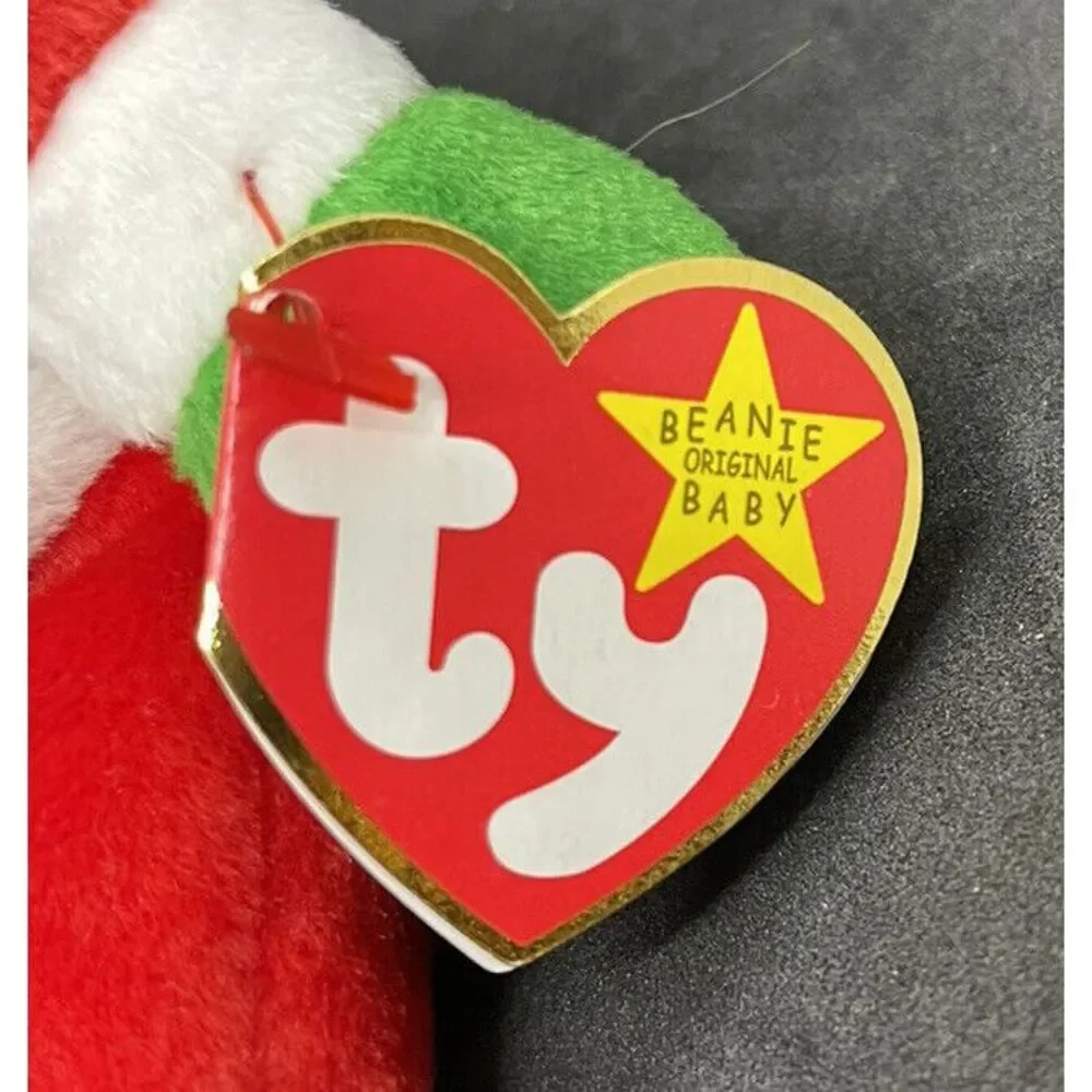 Ty Beanie Baby Santa 1998 Plush Toy MWMT Retired‎